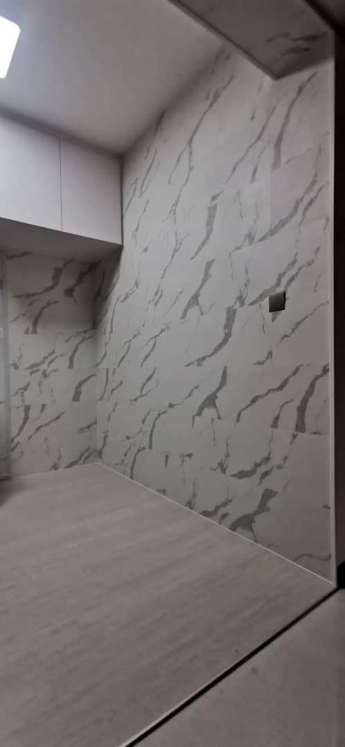 Vinyl flooring 5mm thickness click system cover kitchen wall